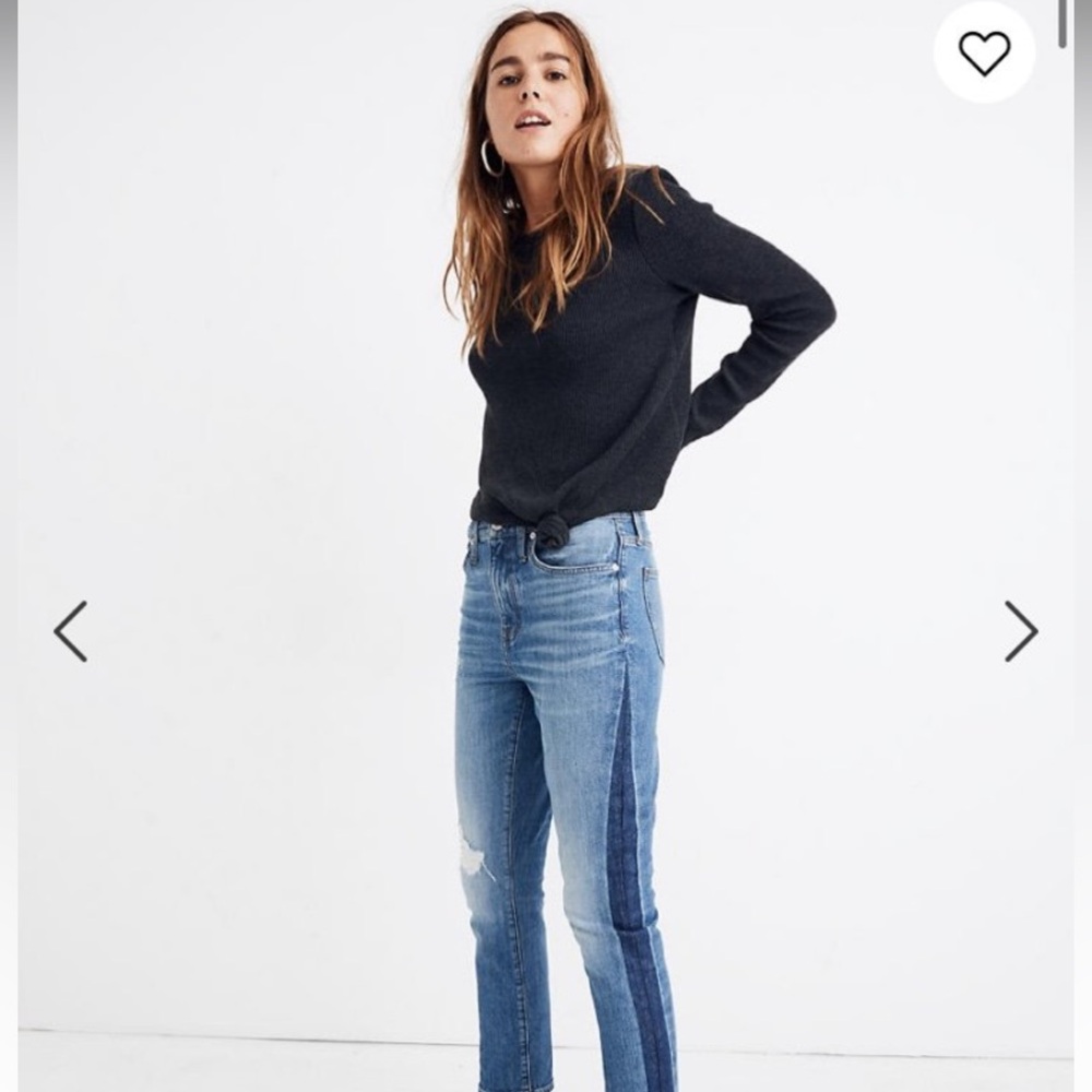 Madewell high rise slim boyjean